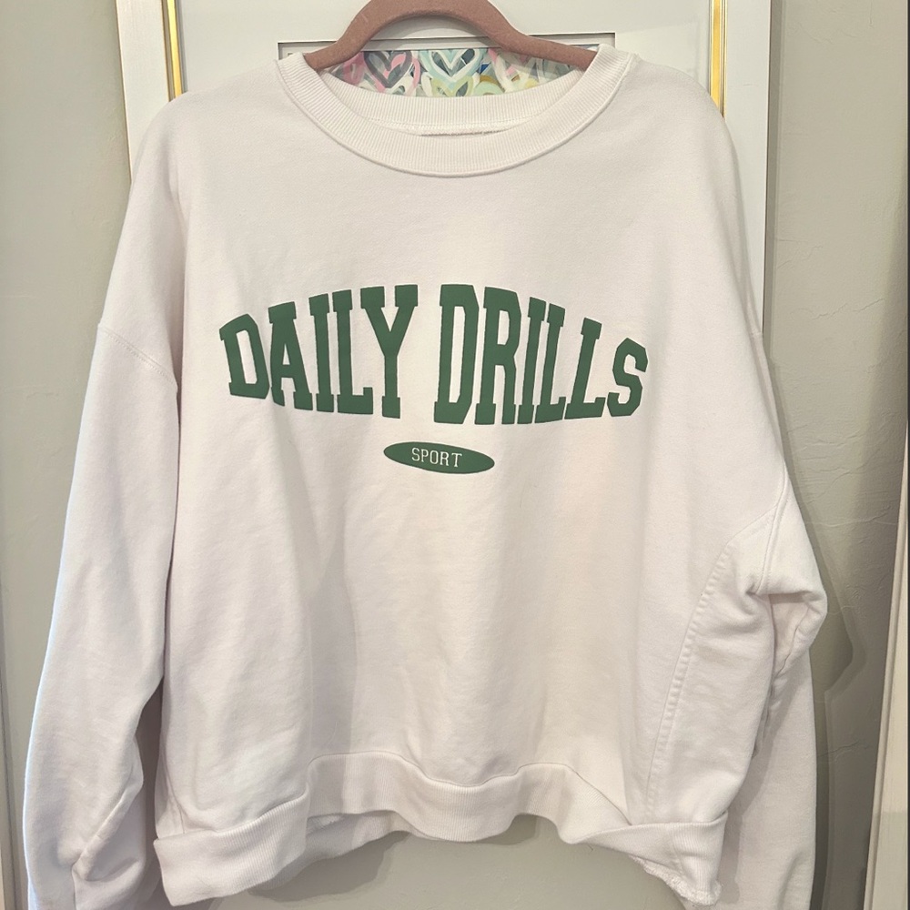 Daily Drills Logo Sports Crewneck